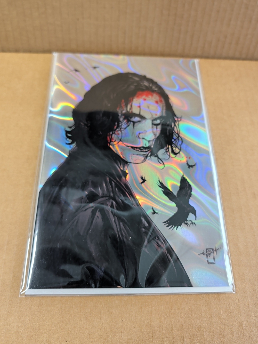 The Crow Brandon Lee Jonathan Uribe Sketchbook HOLOFOIL LTD 30 NM